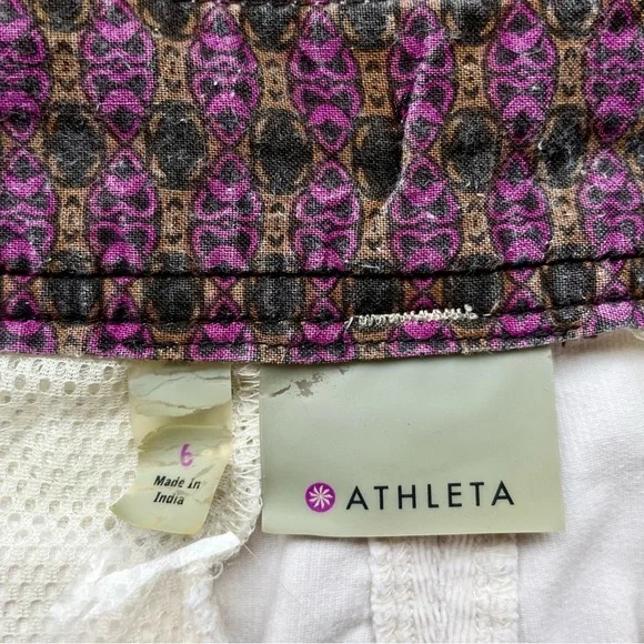 Athleta Corduroy Whenever Flare Mini Skirt in Cream Size 6 EUC - Picture 5 of 12